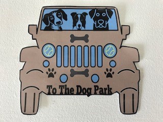 To The Dog Park Sticker